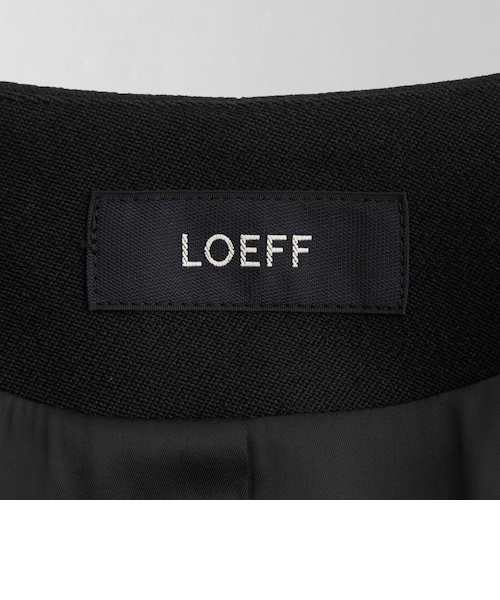 てる！LOEFF ロエフ　TW キャバリー ベスト ブラック LOEFF＞TW キャバリー ベスト MEN'S