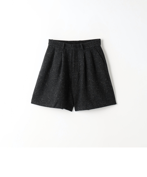 LE GLAZIK＞タック ショートパンツ ダークグレー｜ユナイテッド