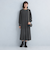 フィット フレア ニット ワンピース ―ウォッシャブル―