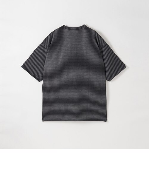 Steven Alan＞ ウール ボーダー ショートスリーブ Tシャツ -LOOSE