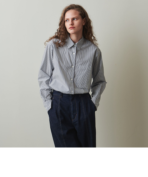Steven Alan ストライプ シャツ セール】＜Steven Alan＞コットン ストライプ シャツ（シャツ