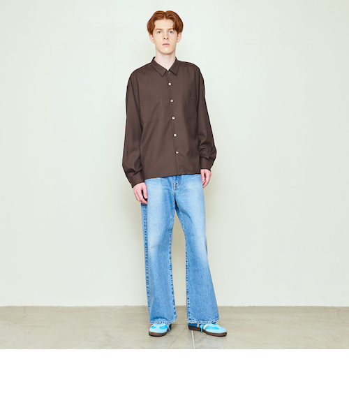 UNITED ARROWS & SONS＞ TRO WOOL BOXY SHIRT/シャツ