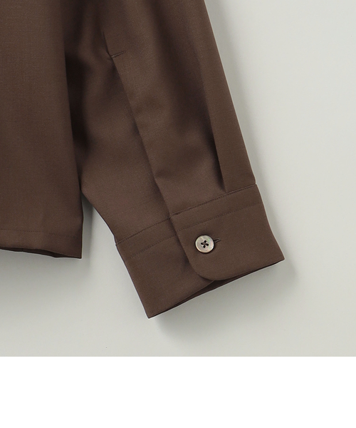 UNITED ARROWS & SONS TRO WOOL ほぼ新品 UNITED ARROWS & SONS＞ TRO WOOL BOXY SHIRT/シャツ