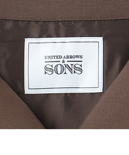 UNITED ARROWS & SONS TRO WOOL ほぼ新品 UNITED ARROWS & SONS＞ TRO WOOL BOXY SHIRT/シャツ｜ユナイテッド