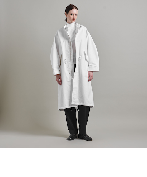 LOEFF OX スタンドカラー ミリタリーコート B UNISEX 最終 LOEFF（ロエフ）の「＜LOEFF＞OX スタンドカラー ミリタリーコート