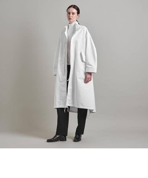 LOEFF＞TCオックス ミリタリー スタンドカラー コート UNISEX