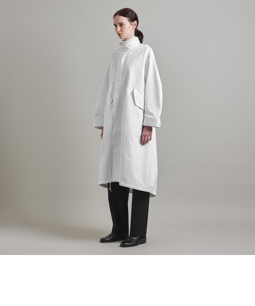 LOEFF＞TCオックス ミリタリー スタンドカラー コート UNISEX