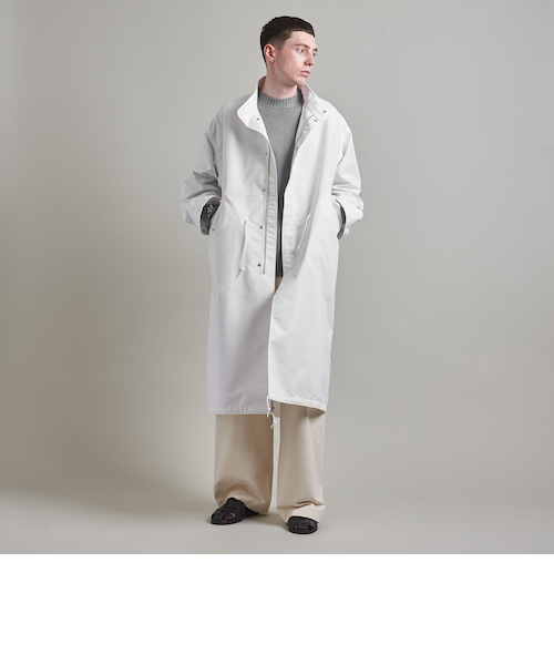 ＜LOEFF＞キャンバス スタンドカラー ミリタリーコート LOEFF（ロエフ）の「＜LOEFF＞キャンバス スタンドカラー