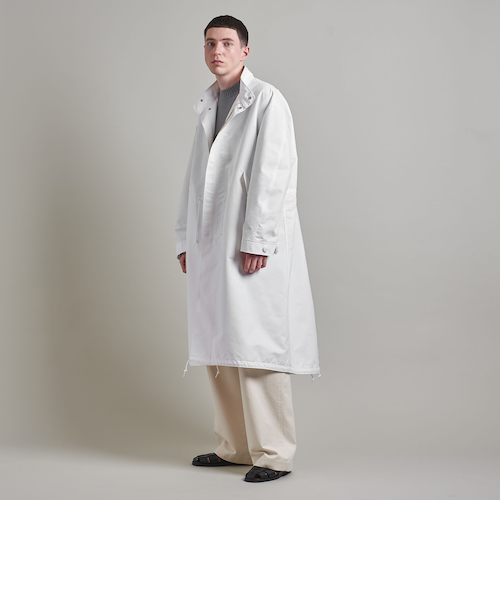 ＜LOEFF＞TCオックス ミリタリー スタンドカラー コート UNISEX LOEFF＞TCオックス ミリタリー スタンドカラー コート UNISEX