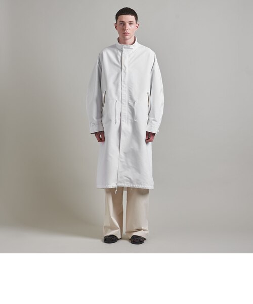LOEFF＞TCオックス ミリタリー スタンドカラー コート UNISEX