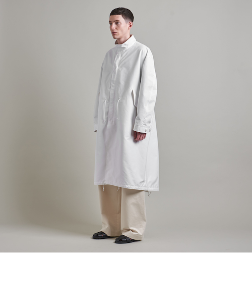 LOEFF＞TCオックス ミリタリー スタンドカラー コート UNISEX