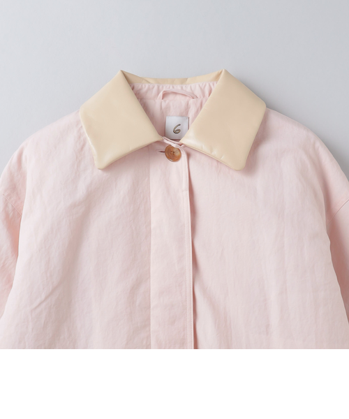 6(ROKU)＞ナイロン レザーカラー コート｜ユナイテッドアローズ