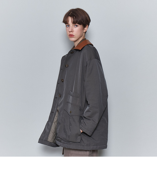 6(ROKU)＞ナイロン レザーカラー コート｜ユナイテッドアローズ