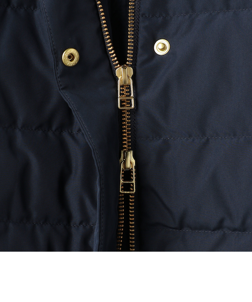 フェイクファー フーデッド ショートダウンジャケット ＜A DAY IN THE