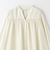 シャーリングギャザー スキッパーブラウス ＜A DAY IN THE LIFE＞
