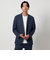 リネンライク スラブツイル 2ボタンジャケット-セットアップ対応・マシンウォッシャブル-＜A DAY IN THE LIFE＞