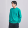 ギザ コットン ハイゲージ クルーネックニット