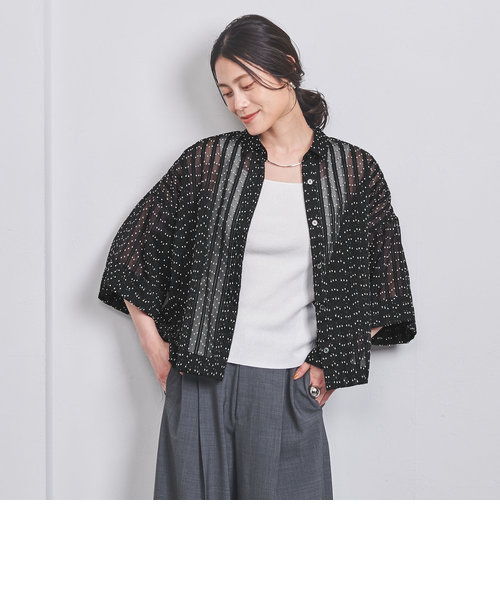 【極美品♡】ユナイテッドアローズ オーガンジー カフス ブラウス ドット 人気 熊谷（kumagai）のスタッフボイス｜ユナイテッドアローズ公式