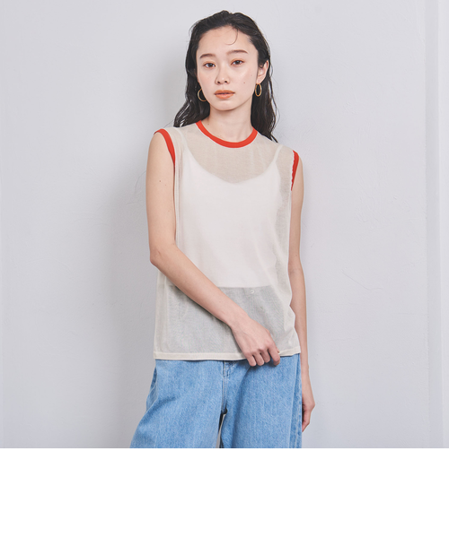 〔値下げ〕UNITED ARROWS ノースリーブニット シアー ノースリーブ ニット｜ユナイテッドアローズ アウトレットの