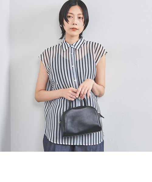 【ユナイテッドアローズ】小ボストンバッグ★本革ブラック UNITED ARROWS（ユナイテッドアローズ）の「＜UNITED ARROWS