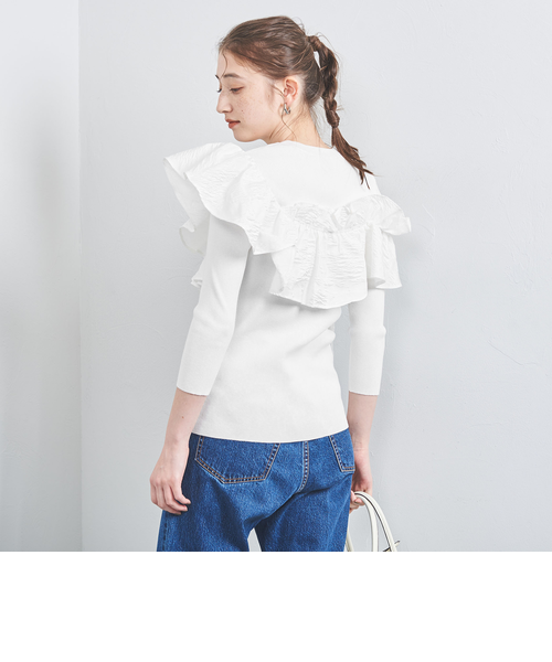 ジャカード フリル ビスチェ ニット｜ユナイテッドアローズ