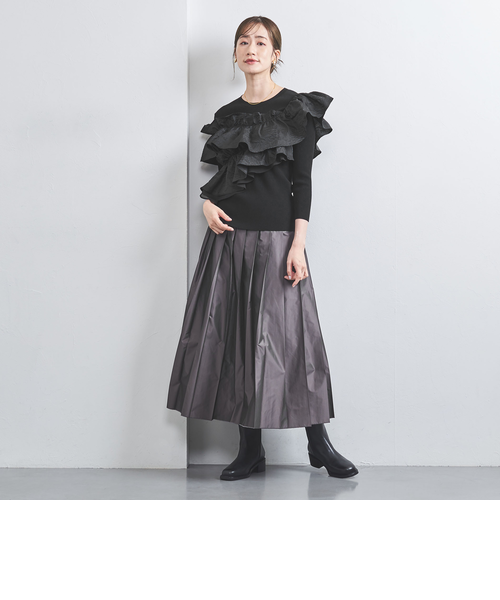 ジャカード フリル ビスチェ ニット｜ユナイテッドアローズ