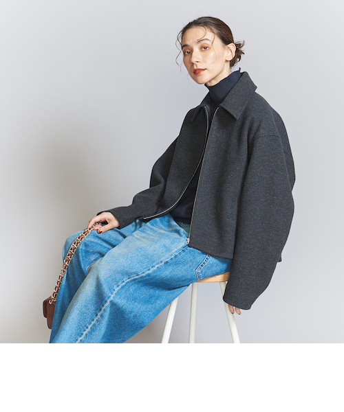 ウールライク ショートジップブルゾン｜ユナイテッドアローズ