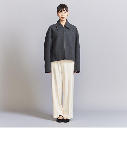 ウールライク ショートジップブルゾン｜ユナイテッドアローズ