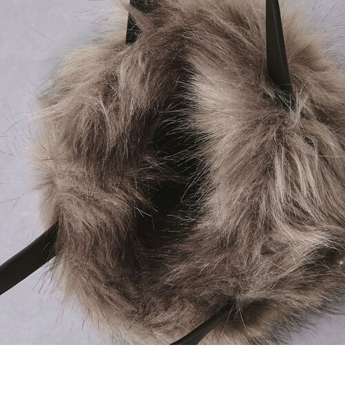 ビジューブローチ フェイクファー トートバッグ｜ユナイテッドアローズ