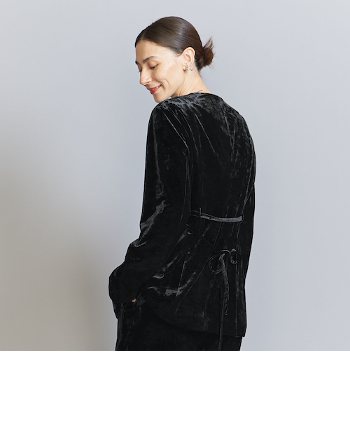 ベロア Vネックシャツ｜ユナイテッドアローズ アウトレットの