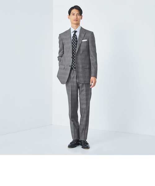 【たかさん専用】GUCCI ダークグレー シングルブレストスーツ パンツ付き たかさん専用】GUCCI ダークグレー シングルブレストスーツ パンツ付き