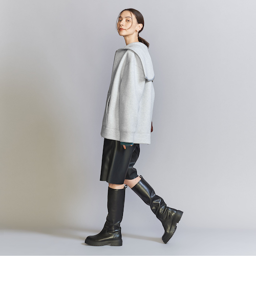 【Sky】BEAUTY&YOUTH フロントジップ フーディーパーカー フロントジップ フーディーパーカー