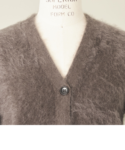 カシミヤ ファー カーディガン Vネック UNITED ARROWS LTD. OUTLET｜<conte>カシミヤ ファー Vネック