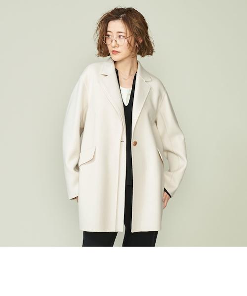 conte＞ ダブルラペル リバーコート｜ユナイテッドアローズ