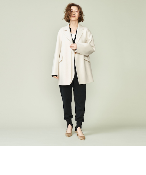 conte＞ ダブルラペル リバーコート｜ユナイテッドアローズ