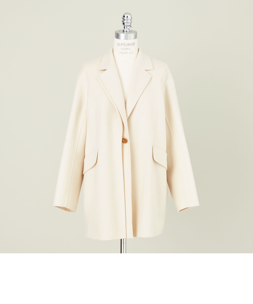 conte＞ ダブルラペル リバーコート ユナイテッドアローズ conte