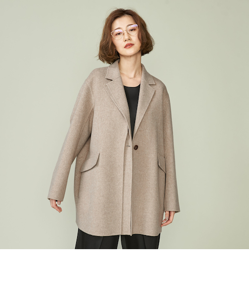 ＜conte＞ ダブルラペル リバーコート UNITED ARROWS LTD. OUTLET｜<conte> ダブルラペル リバーコート