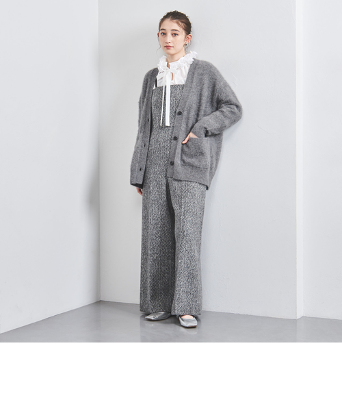 極美品✨人気完売品 ユナイテッドアローズ フォックスカシミアポケットカーディガン フォックス カシミヤ ケープ