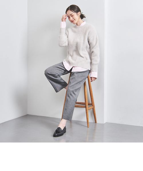フォックスカシミヤ クルーネック ニット 24FW｜ユナイテッド