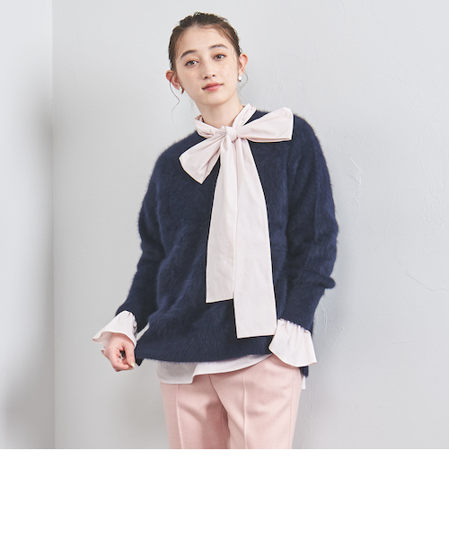 フォックスカシミヤ クルーネック ニット 24FW｜ユナイテッド