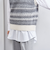フォックスカシミヤ ジャカード ニットベスト