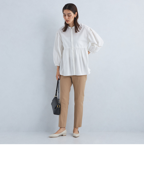 ☆momo様☆UNITED ARROWS AIRY ペプラムブラウス UNITED ARROWS（ユナイテッドアローズ）の「AIRY ジャカード