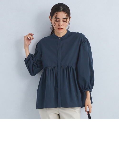 ユナイテッドアローズ◆定価1.6万円　ペプラムブラウス　ベージュ UNITED ARROWS（ユナイテッドアローズ）の「UBCC ペプラム