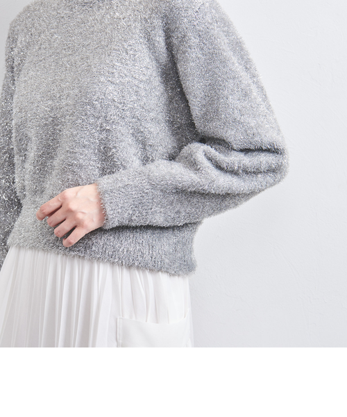 グリッターラメ クルーネック ニット｜ユナイテッドアローズ