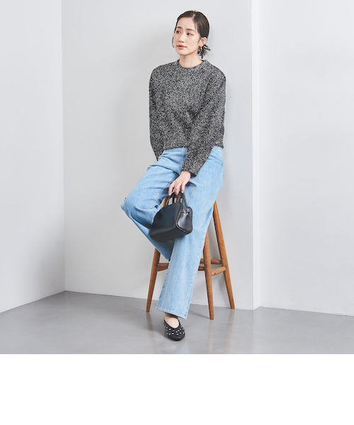 グリッターラメ クルーネック ニット｜ユナイテッドアローズ