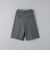 ＜AEWEN MATOPH＞ヘリンボーン ベルトショートパンツ
