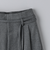 ＜AEWEN MATOPH＞ヘリンボーン ベルトショートパンツ
