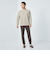 ＜GIM＞24FW ローゲージ カノコ クルーネック ニット -ウォッシャブル-