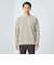 ＜GIM＞24FW ローゲージ カノコ クルーネック ニット -ウォッシャブル-