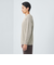 ＜GIM＞24FW ローゲージ カノコ クルーネック ニット -ウォッシャブル-